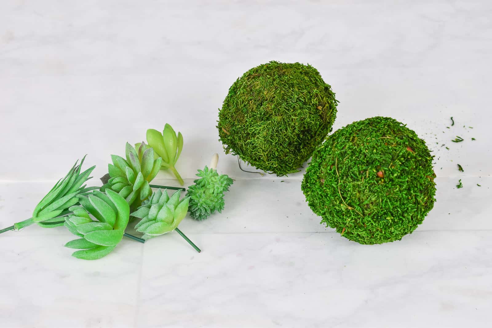 moss ball ornaments