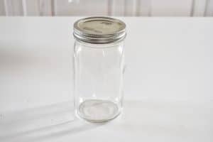 start with a mason jar