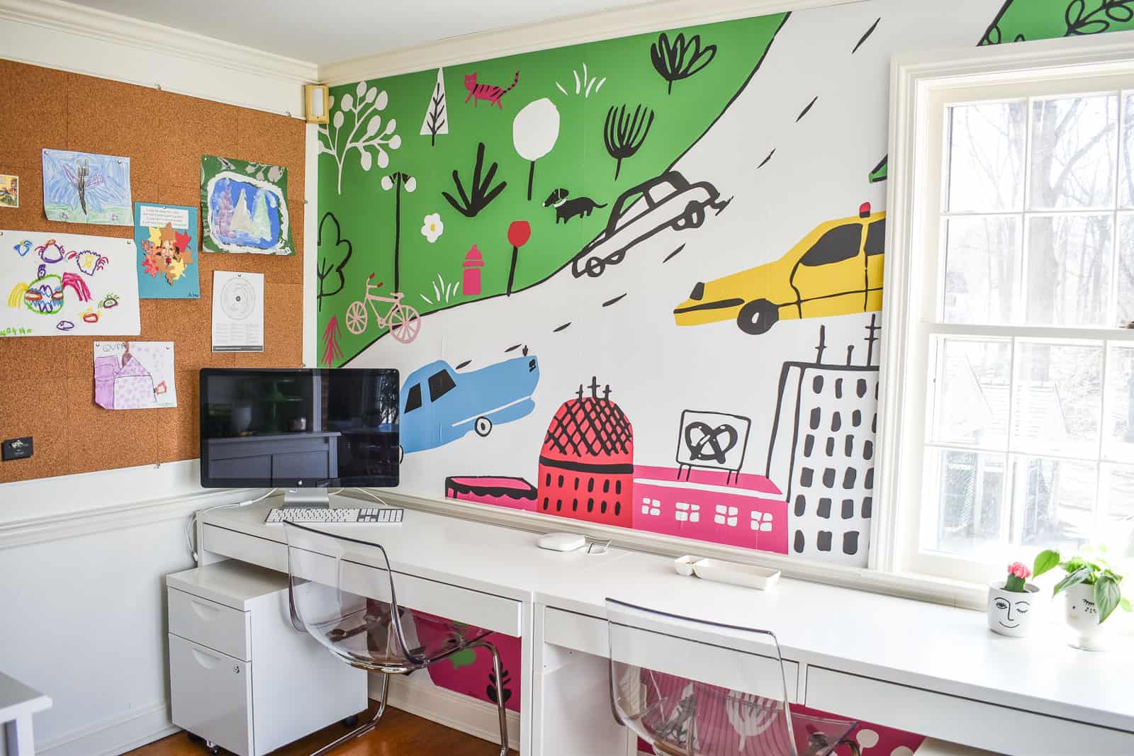 wall desk for kids