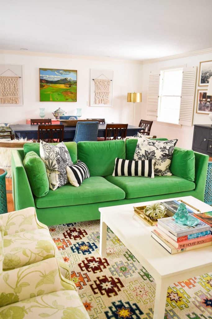 Colorful Living Room Reveal - At Charlotte's House