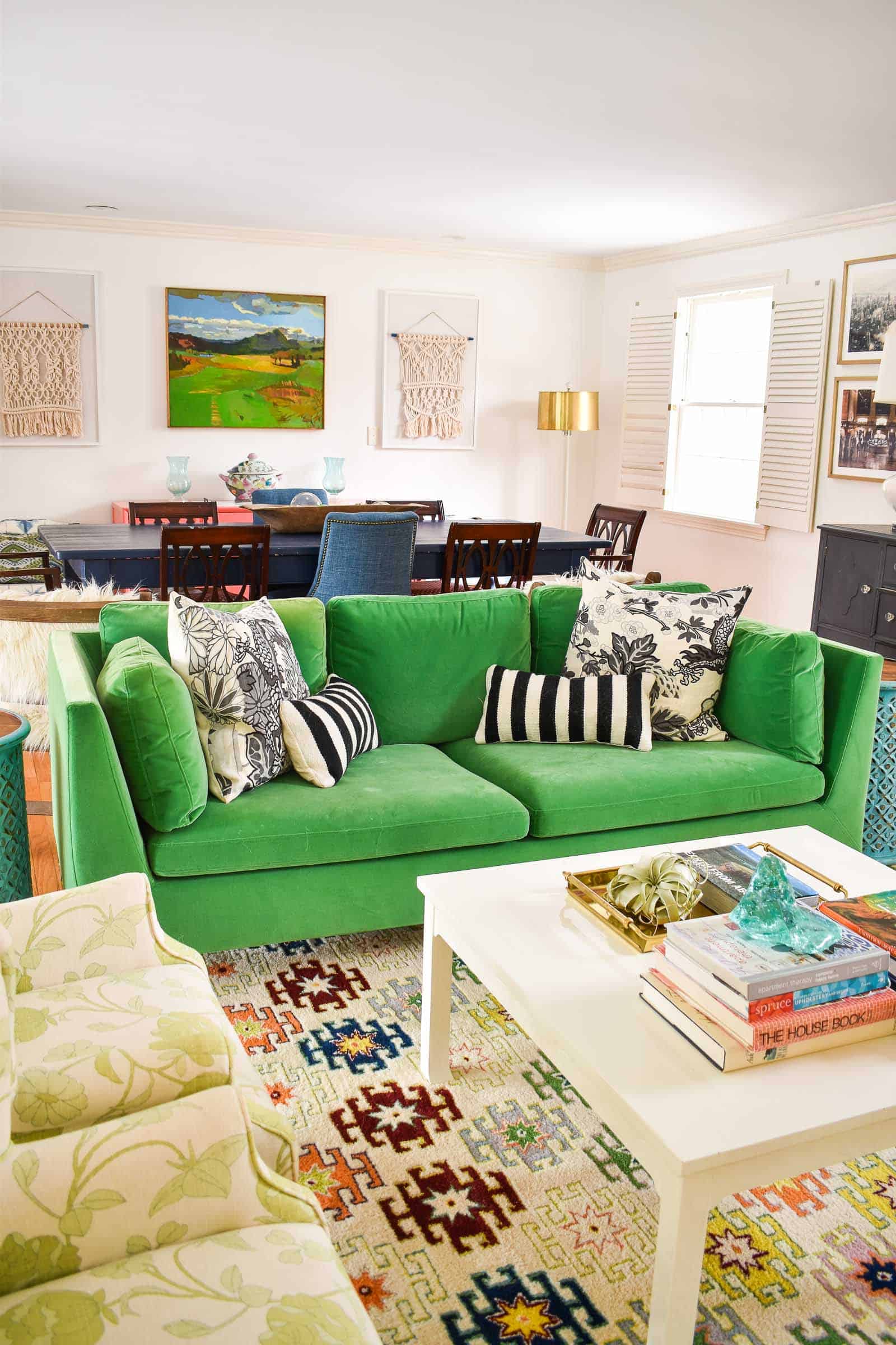 Colorful Living Room Reveal - At Charlotte's House