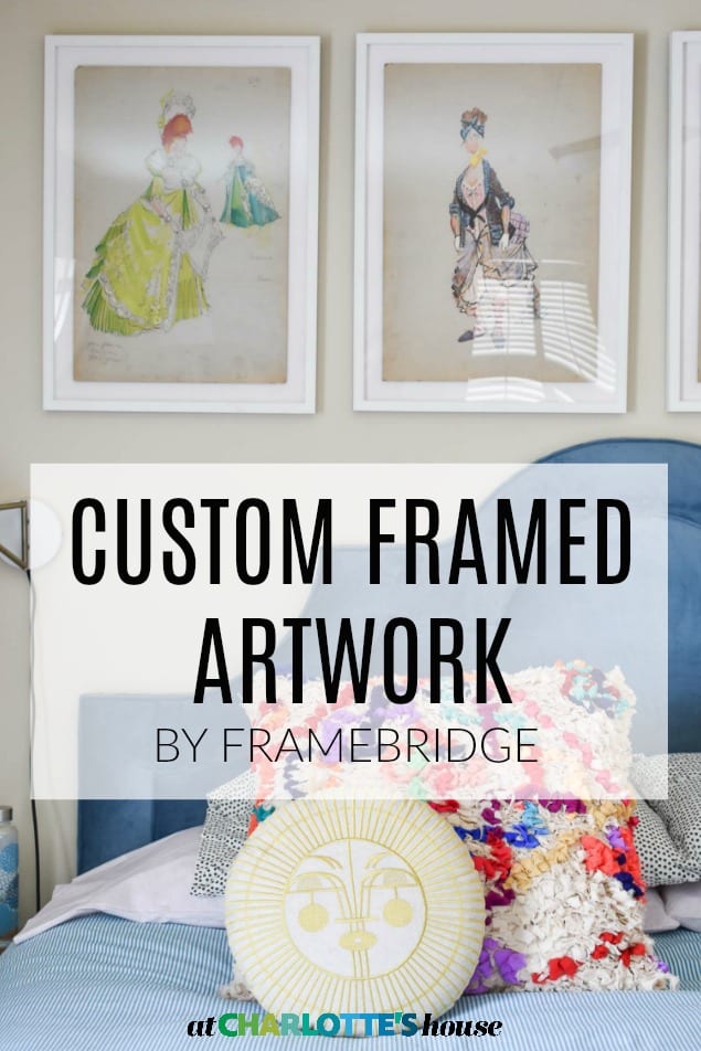 colorful art in custom frame