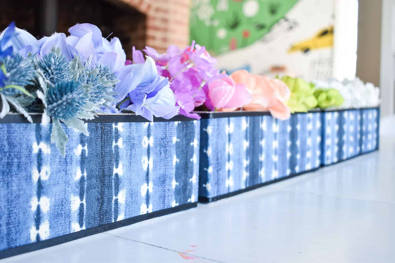 rainbow floral arrangement