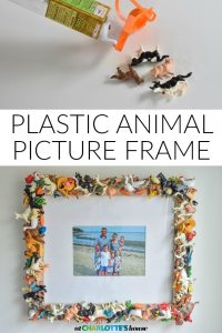 miniature animal picture frame craft