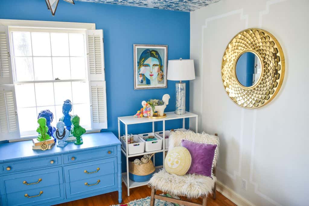 bold eclectic office reveal