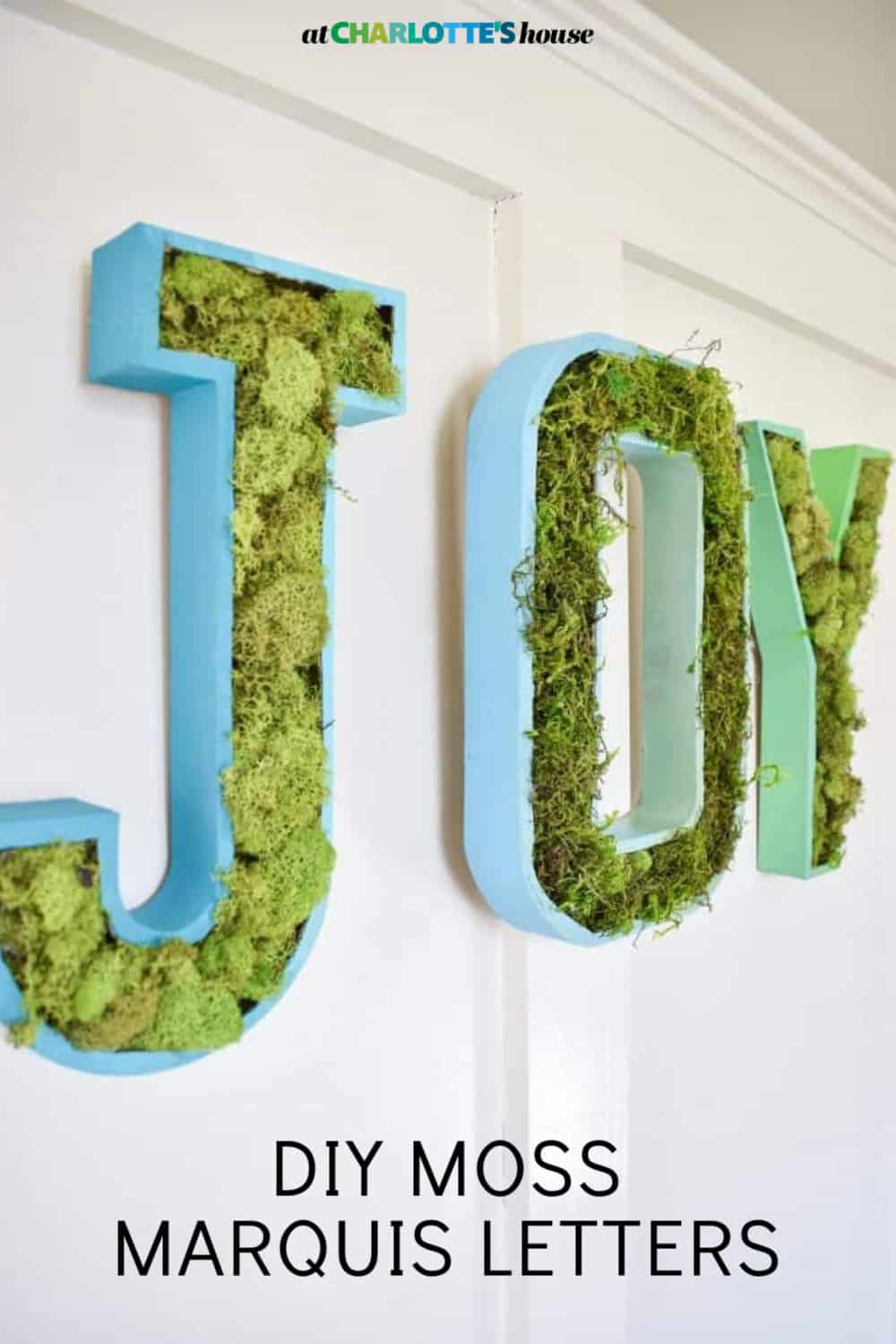 Moss Marquee Letters - At Charlotte's House