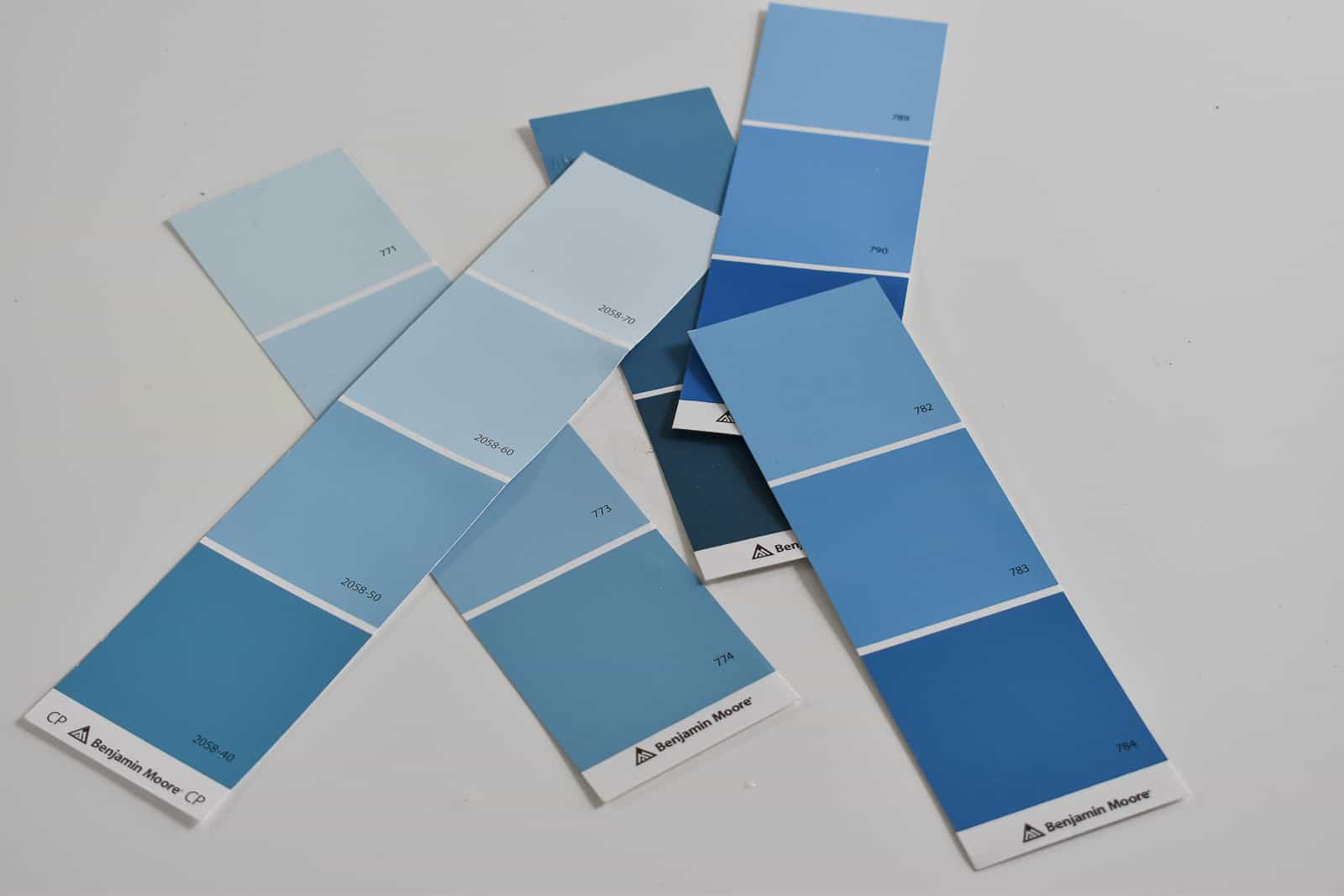 paint swatches for the new office