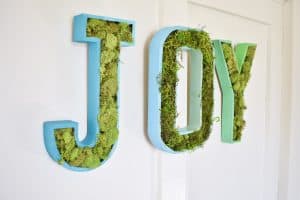 Moss Marquee Letters