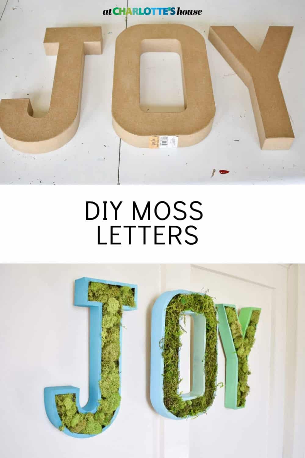 Moss Marquee Letters - At Charlotte's House
