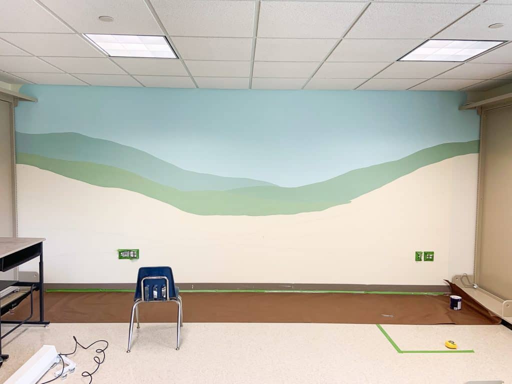 How to Paint a Wall Mural8 At Charlotte's House