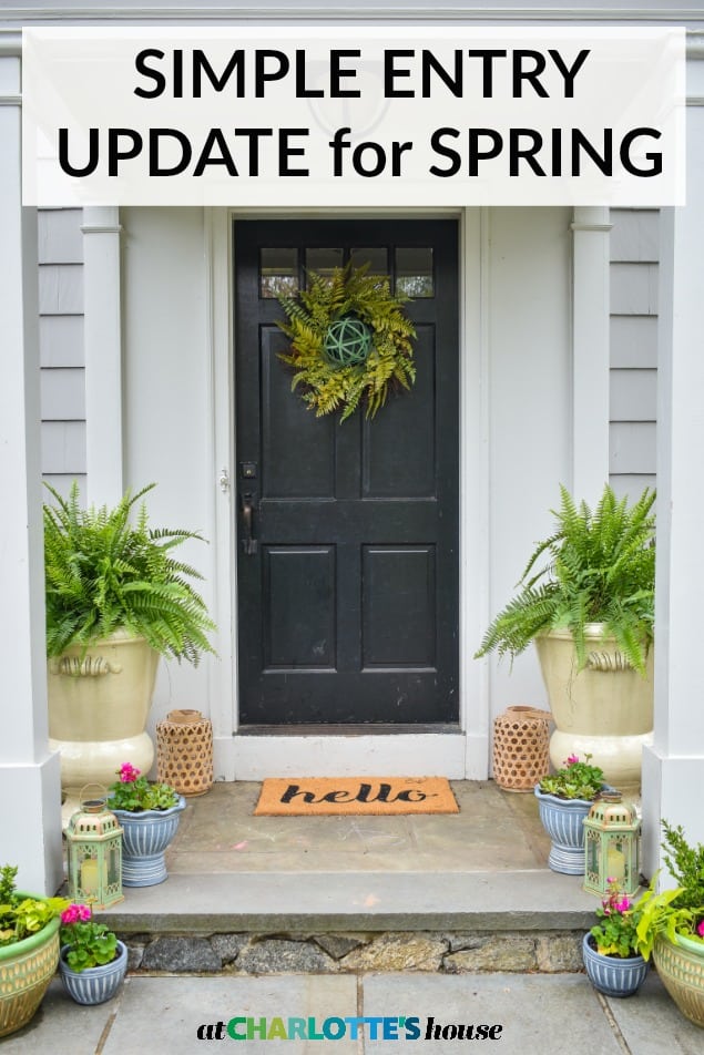 colorful front entry