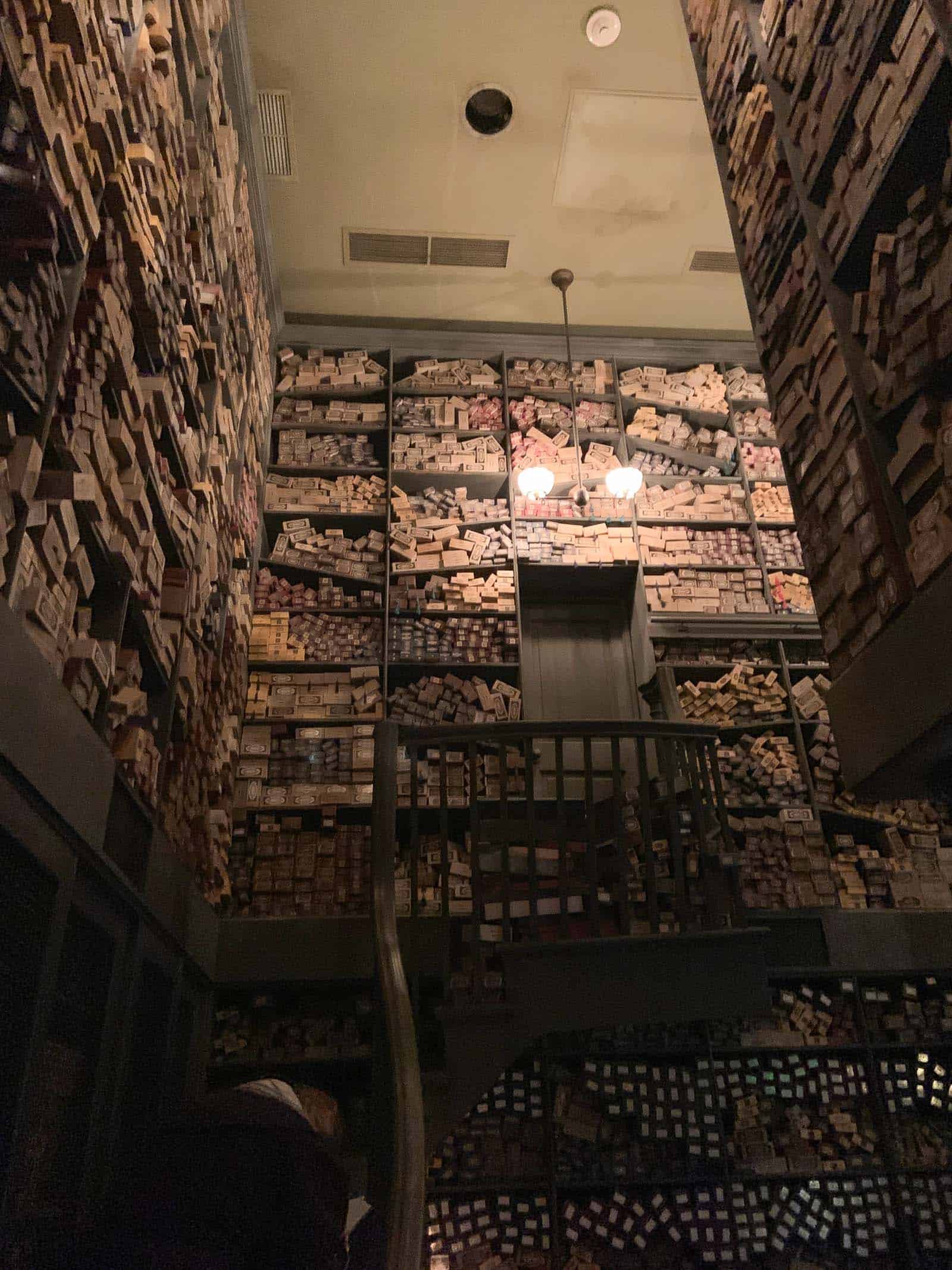 inside ollivanders wand shop