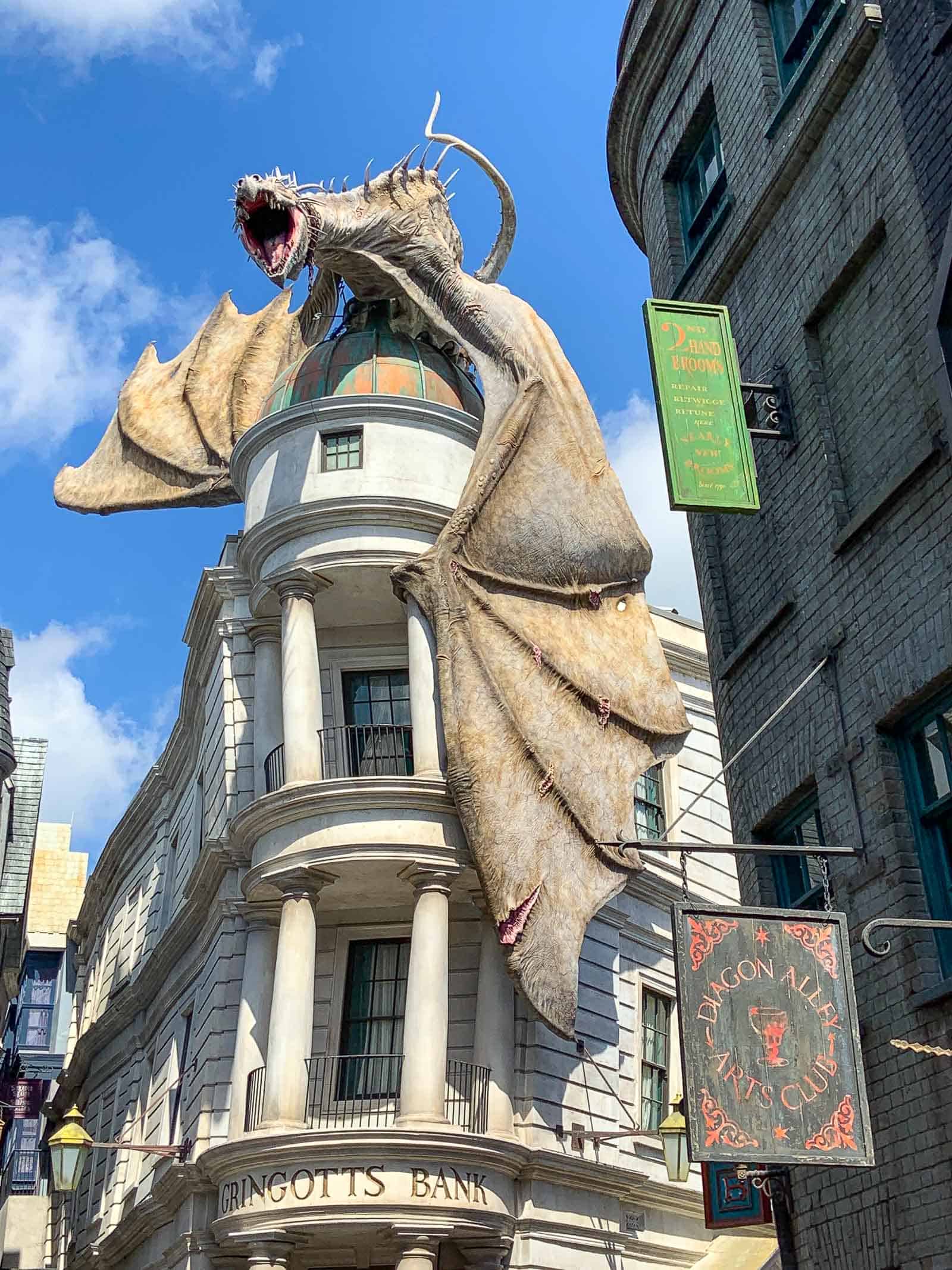 dragon at gringotts banks