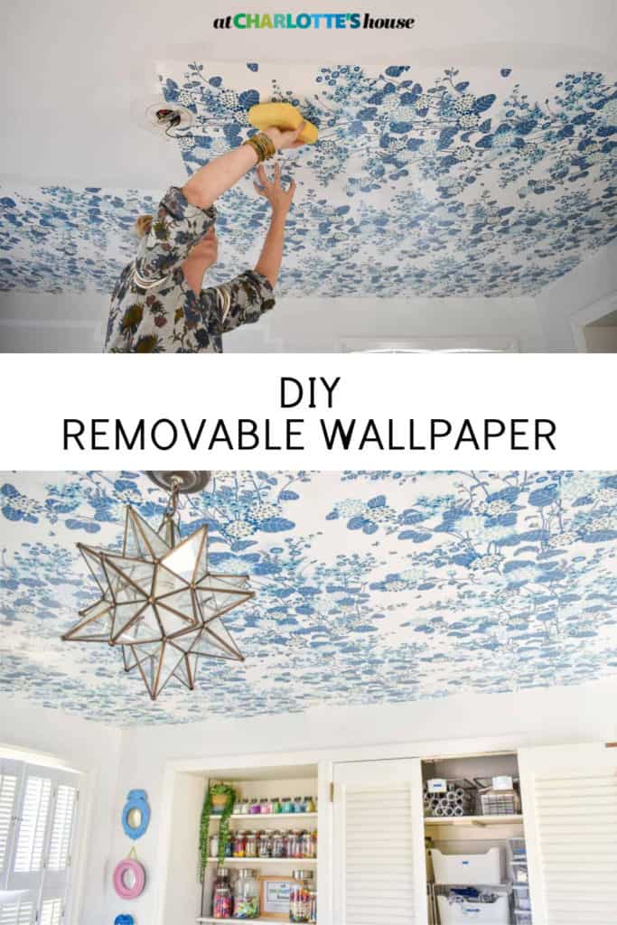 DIY REMOVABLE WALLPAPER At Charlotte S House   DIY REMOVABLE WALLPAPER 683x1024 