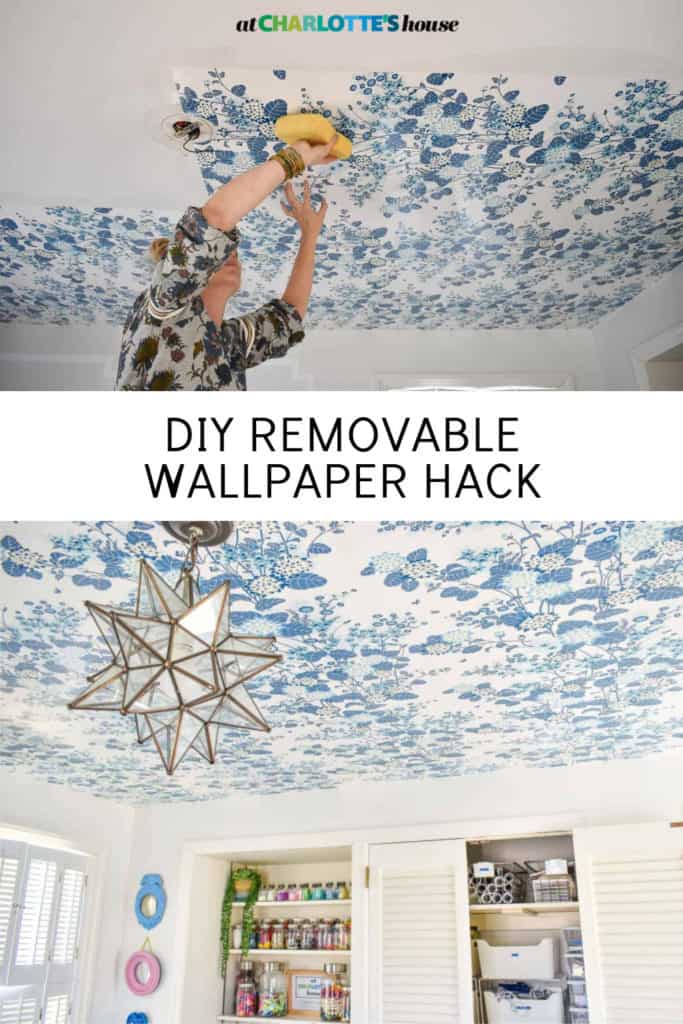 Diy Removable Wallpaper Hack At Charlotte S House