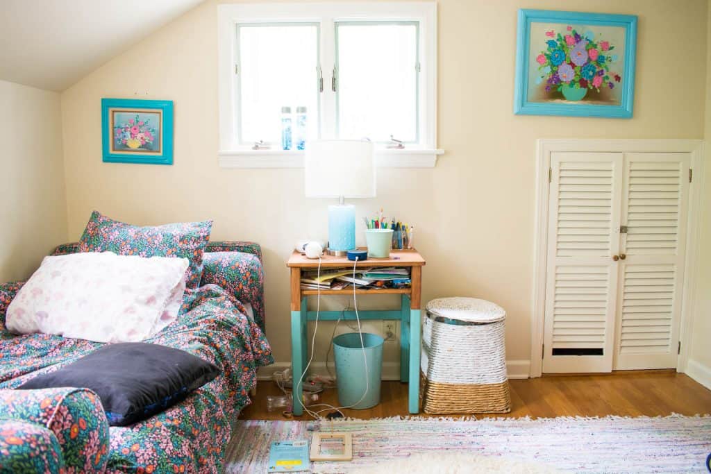 Flea Market Painted Desk - At Charlotte's House