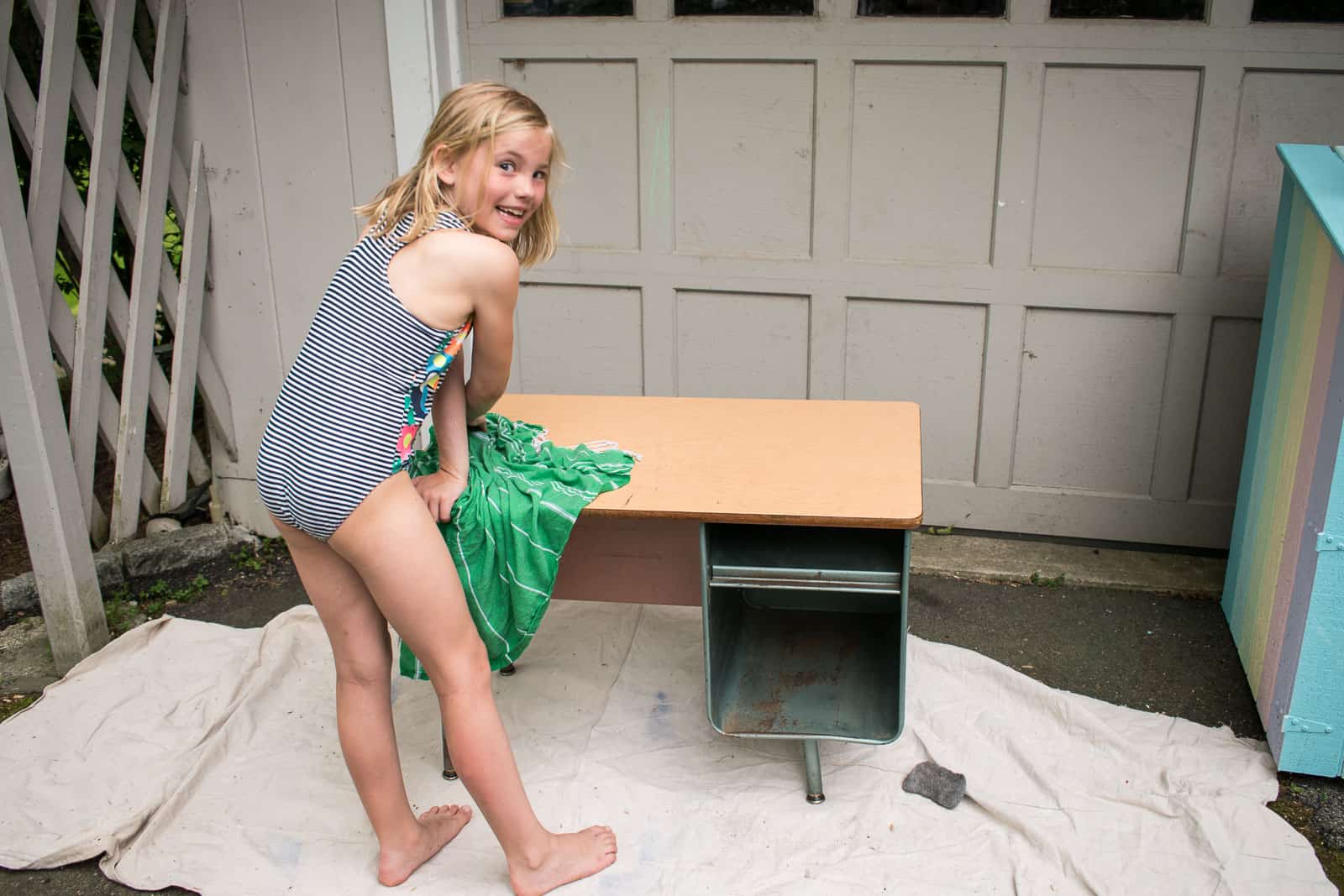 Painting a Dry Erase Table - At Charlotte's House