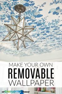 how to make removable wallpaper