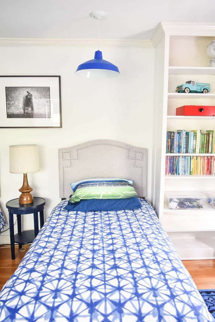 Painted Blue Pendant Lights without Electricity15 At Charlotte's House