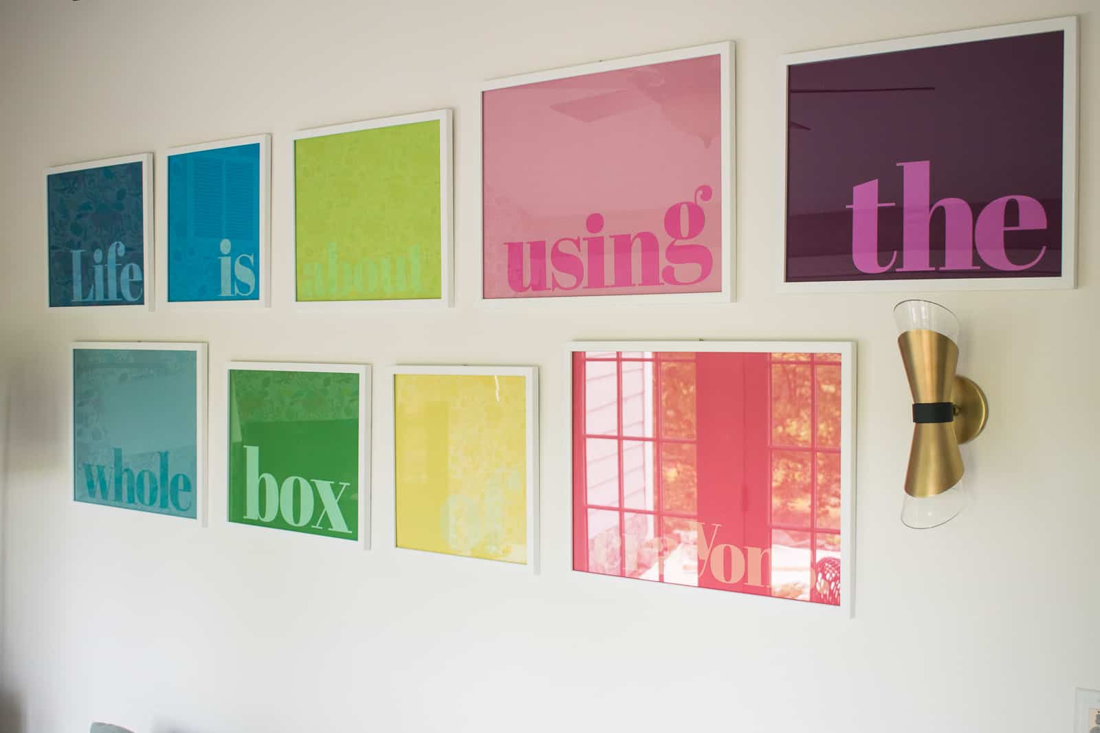 Colorful Rainbow Craft: DIY Picture Frame Paper Mart Blog