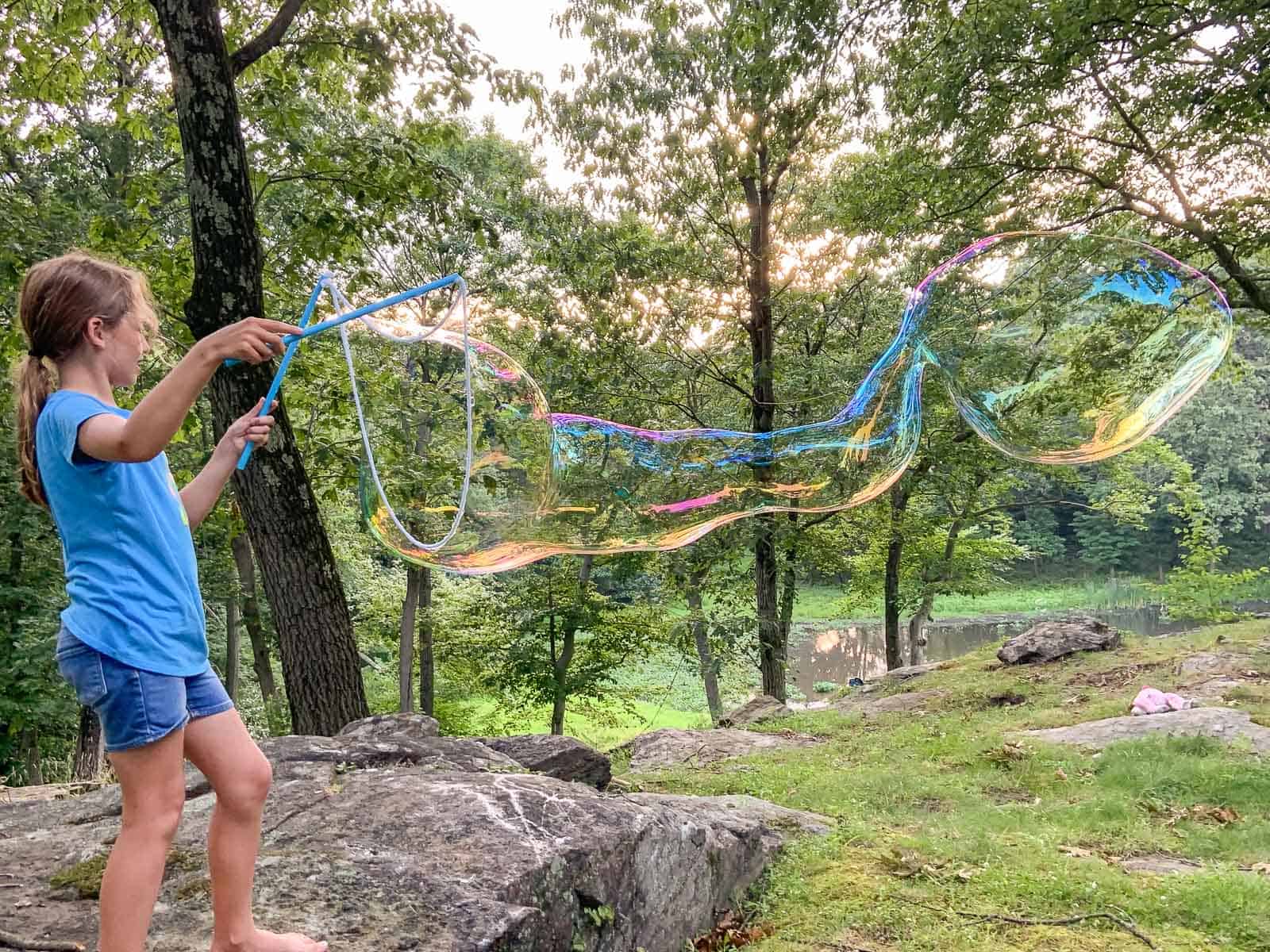 the biggest backyard bubbles