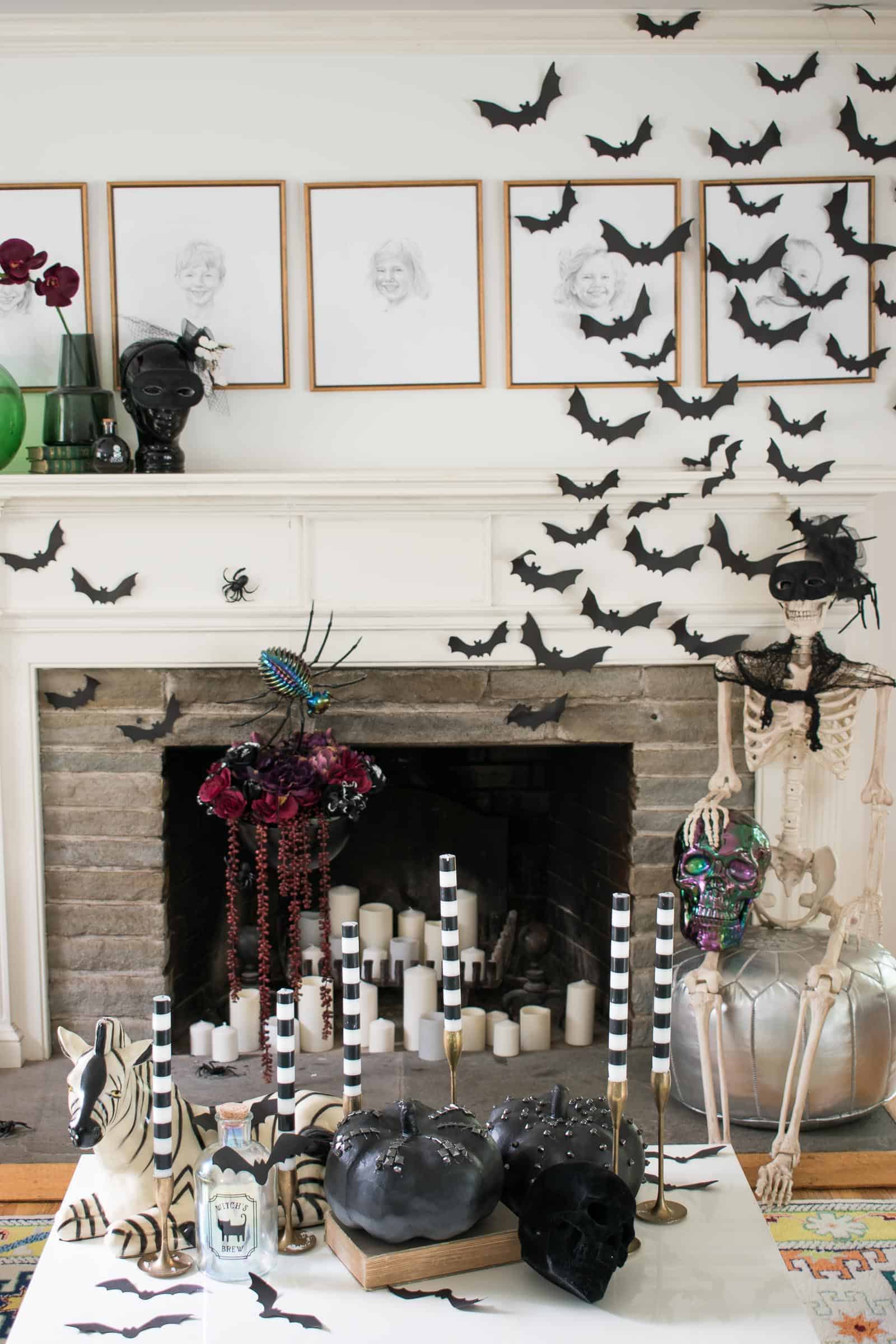 coffee table decor for halloween