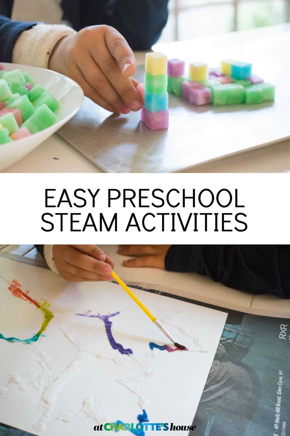 EASY PRESCHOOL STEAM ACTIVITIES - At Charlotte's House