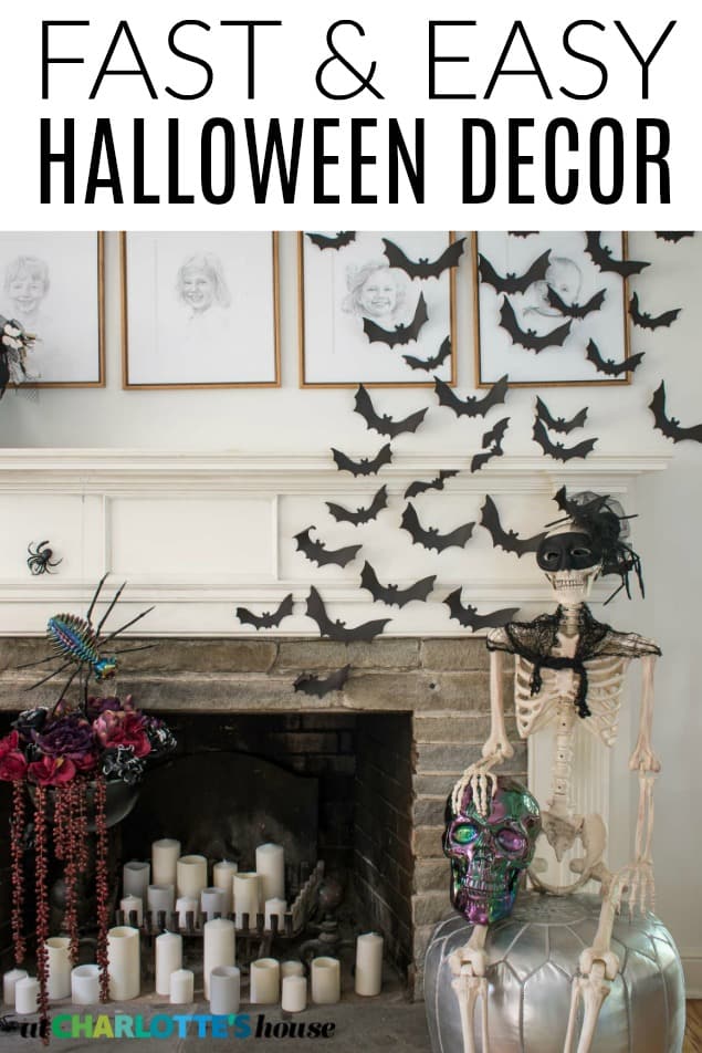 fast and easy halloween decor