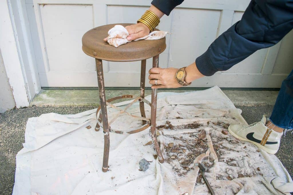 How to Paint Over Rust At Charlotte's House