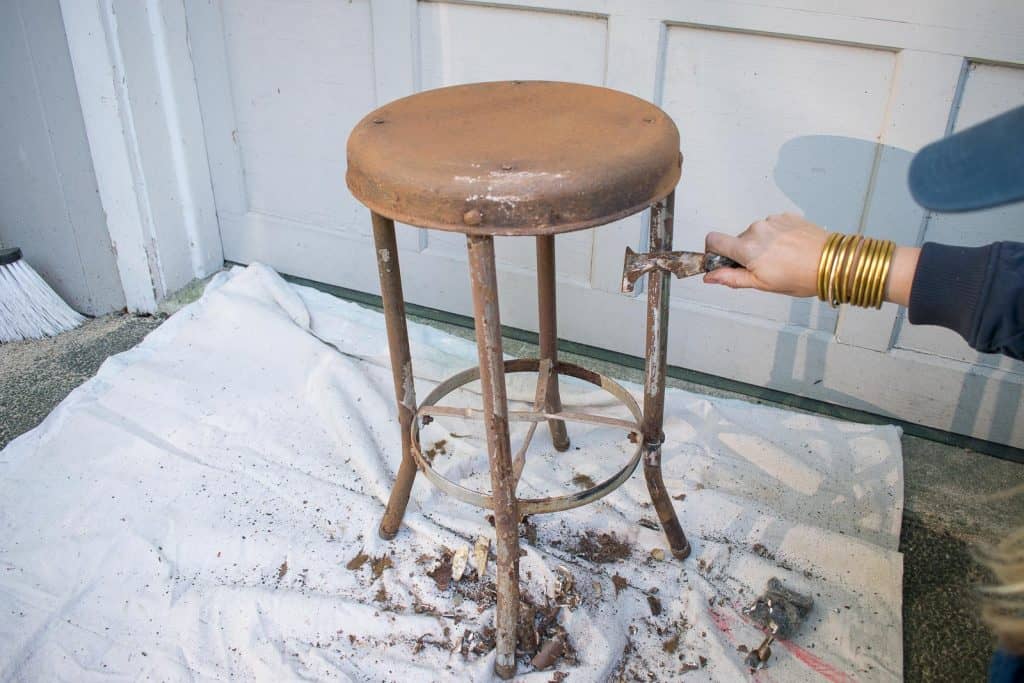 How to Paint Over Rust At Charlotte's House