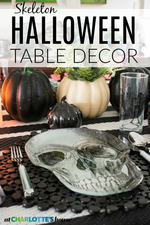 halloween tablescape