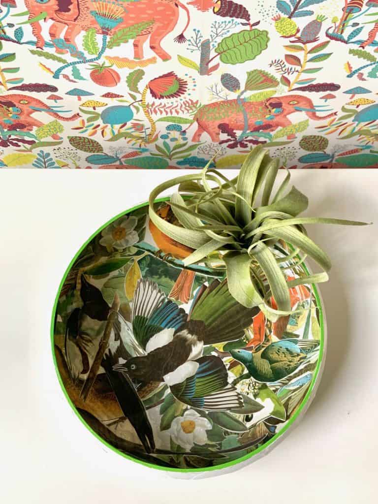 Decoupage Glass Bowl Makeover 1 At Charlotte's House