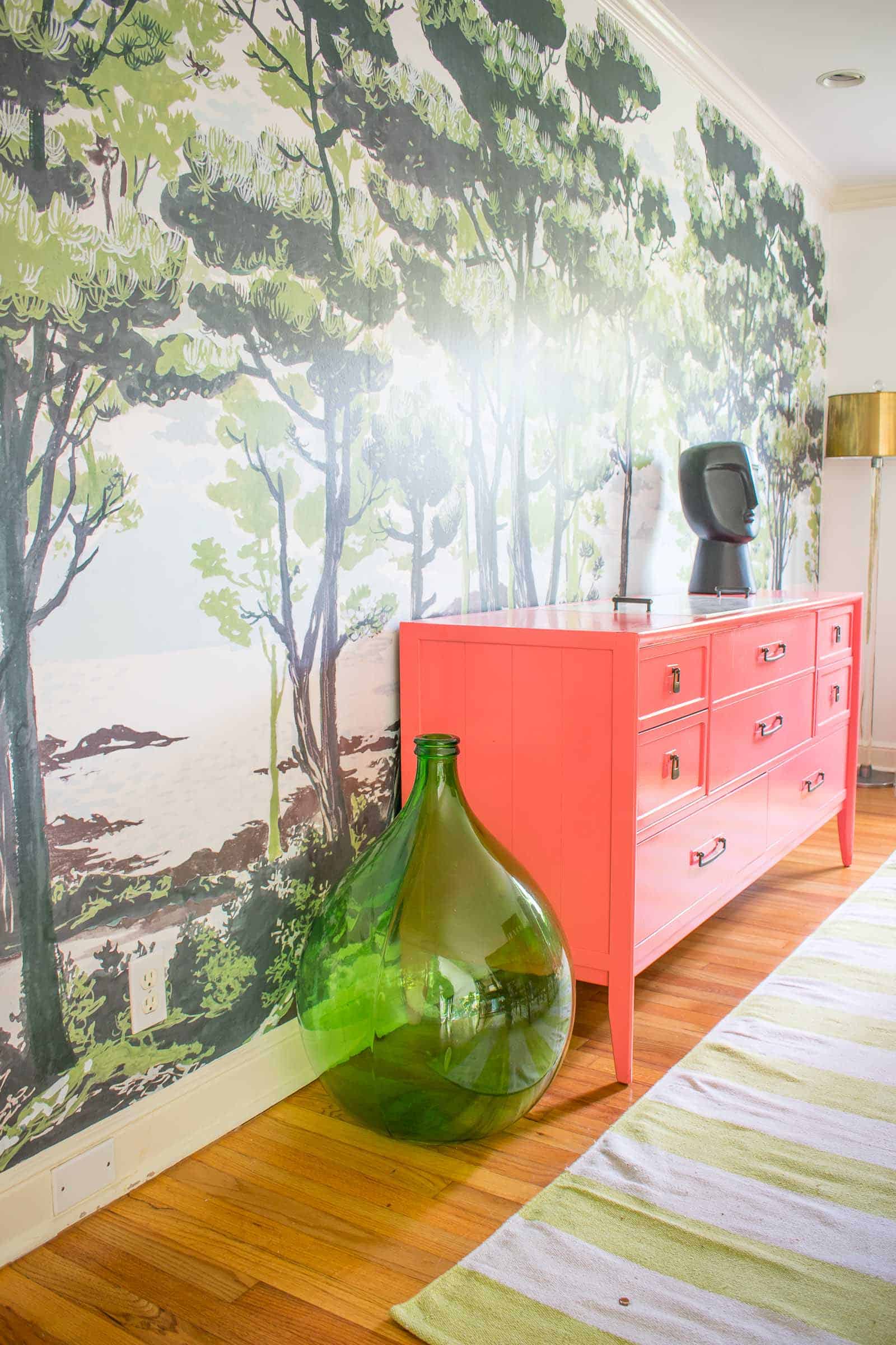 Hanging a Decorative Wall Mural30 At Charlotte's House