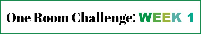 one room challenge week 1