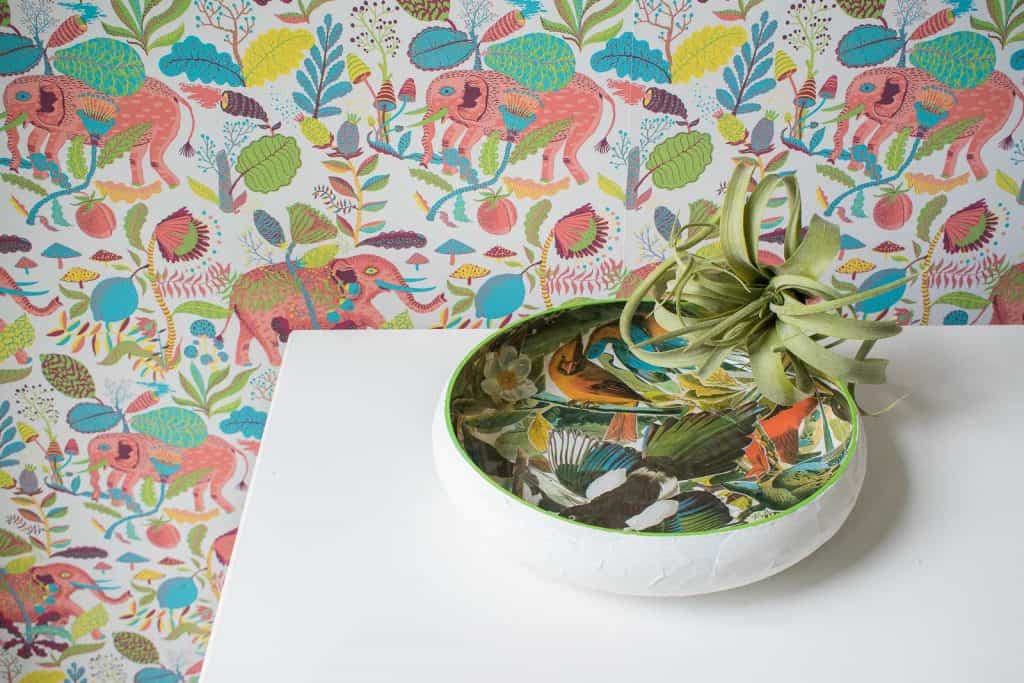 How to Decoupage a Glass Bowl At Charlotte's House