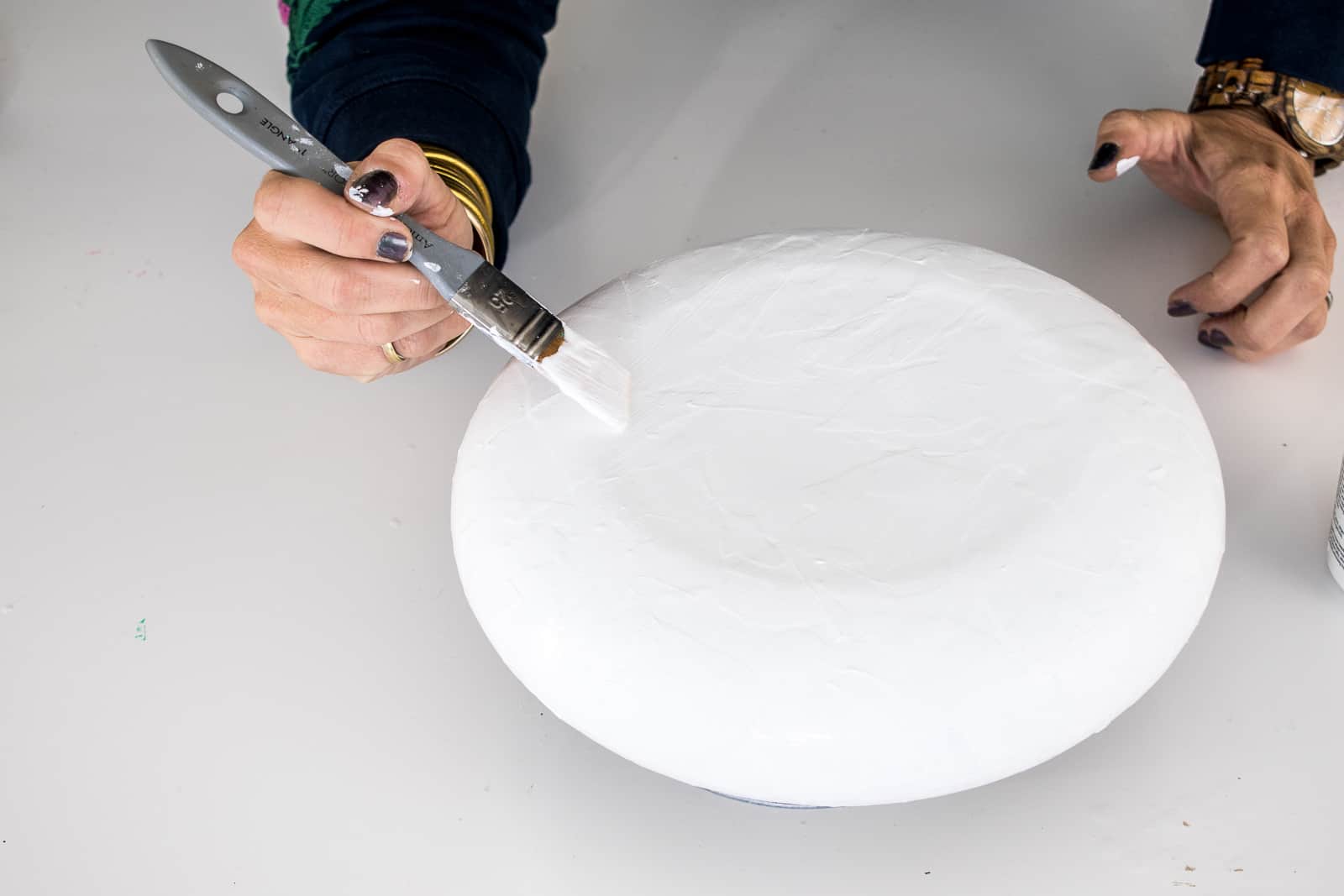 painting the underside of bowl