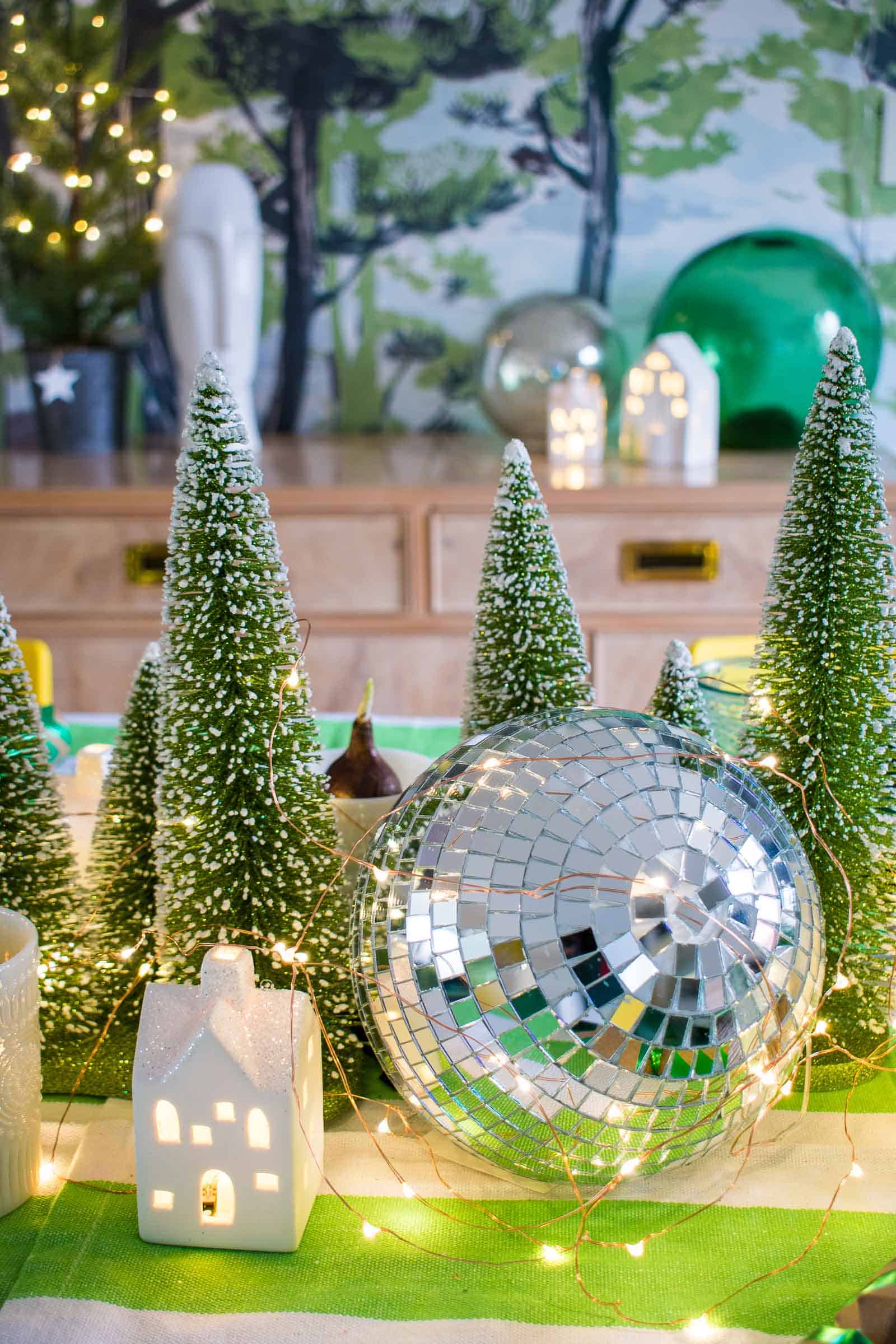 disco ball centerpiece