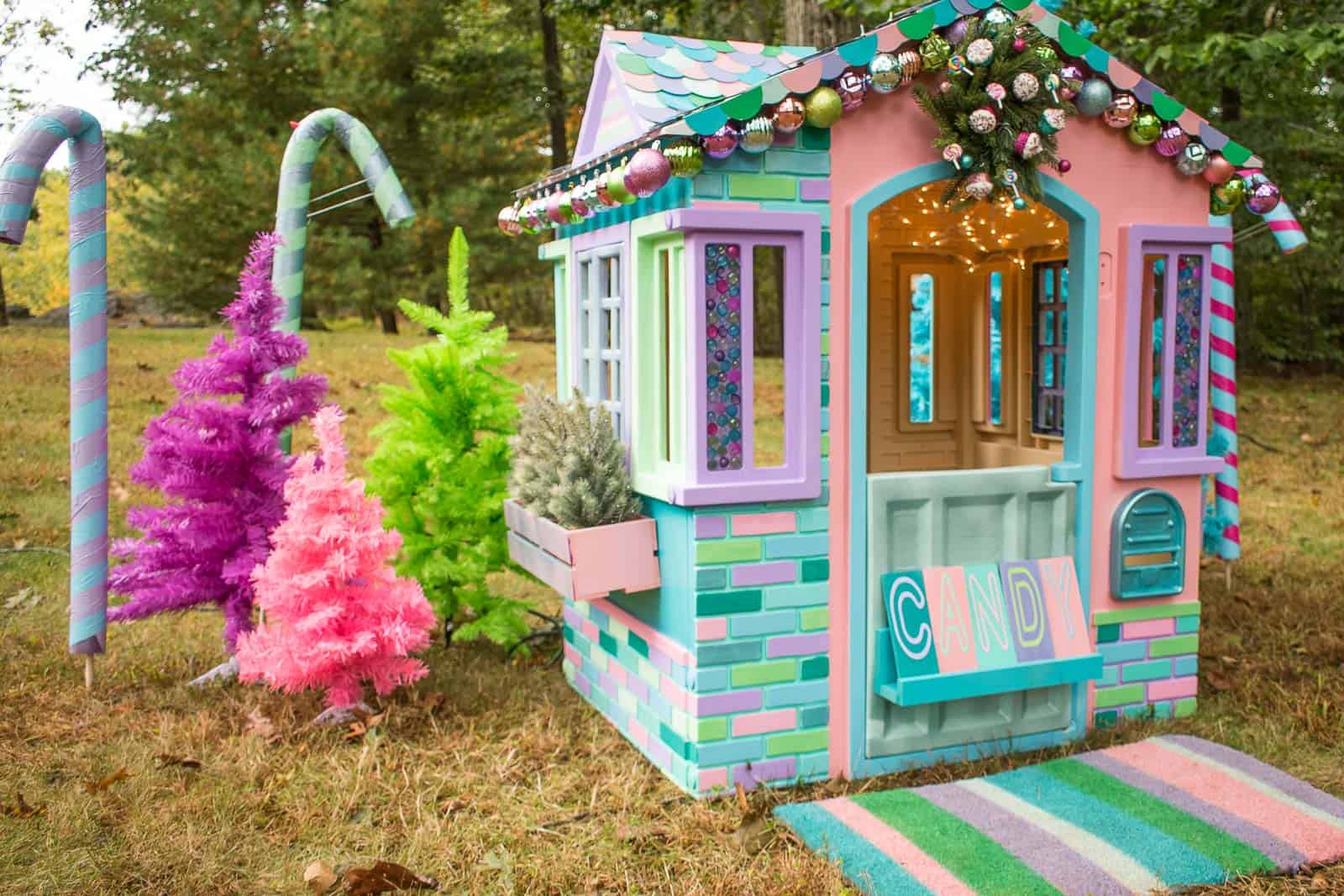 painting little tikes playhouse