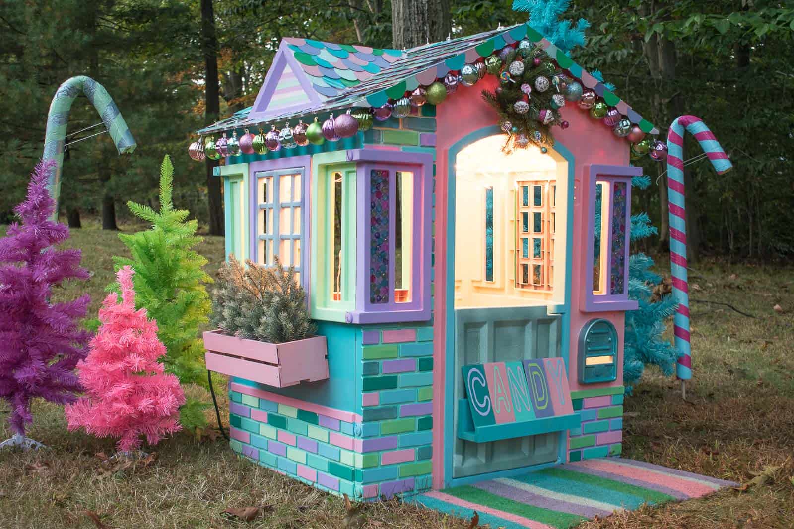 Children's Christmas Playhouse Makeover At Charlotte's House