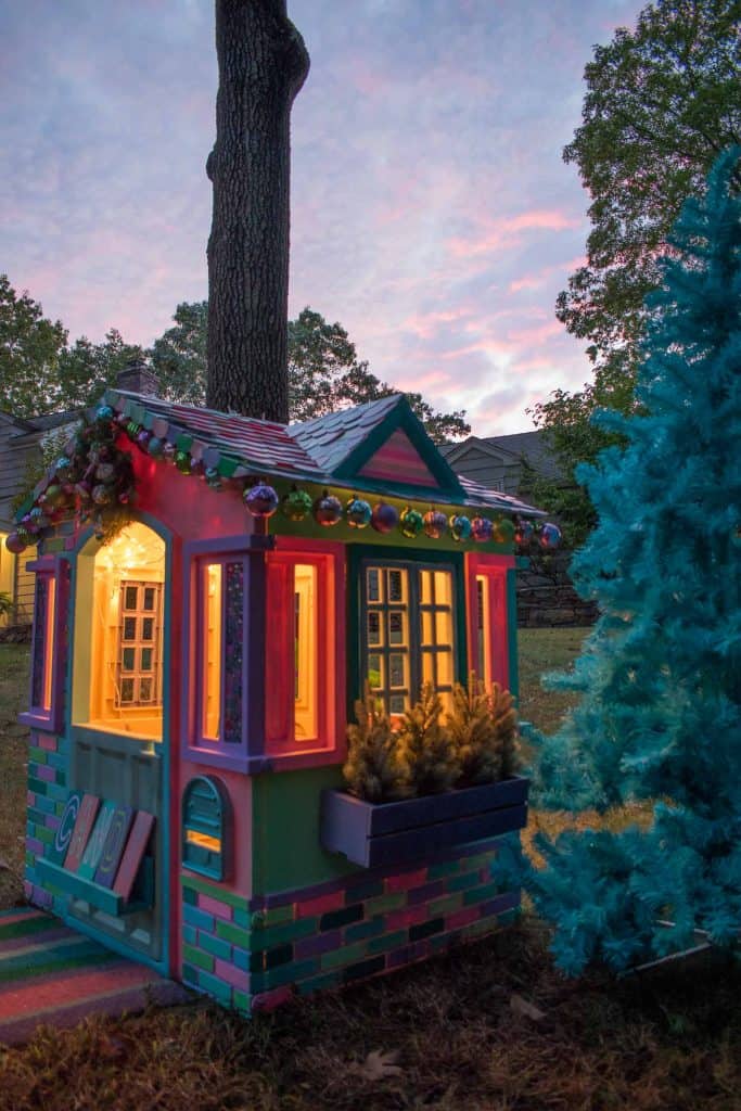 Colorful Decorated Christmas Playhouse-69 - At Charlotte’s House