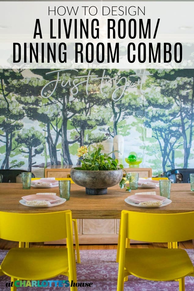 colorful dining room