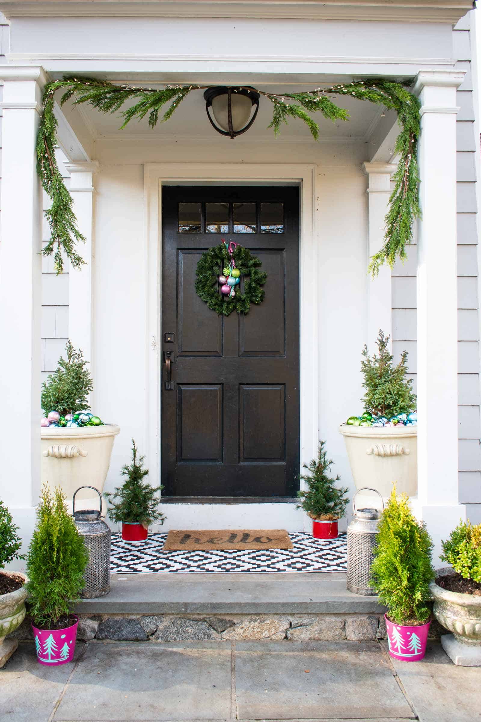 garland over the door