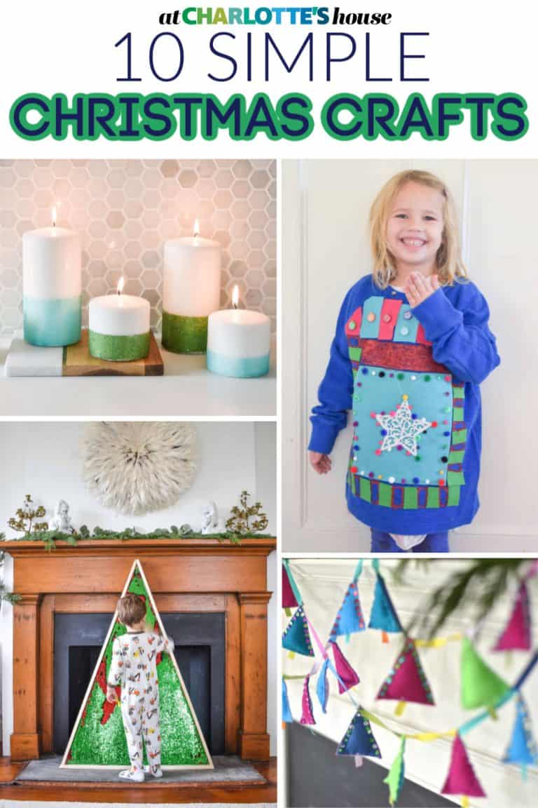 10 simple christmas crafts At Charlotte's House