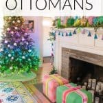 upholstered ottomans