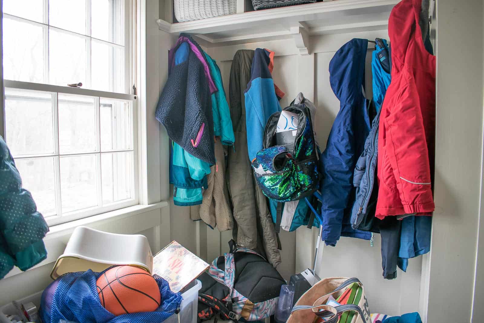 mudroom before