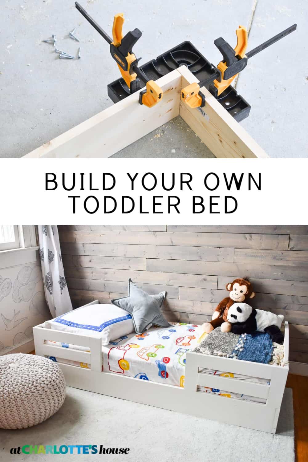 how-to-build-a-toddler-bed-with-bed-rails-at-charlotte-s-house