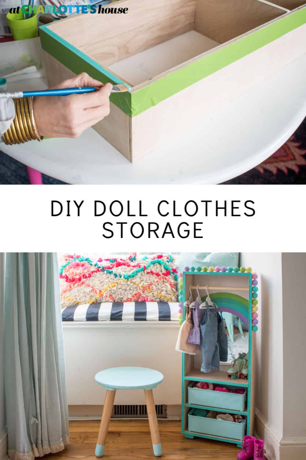 diy doll clothes storage