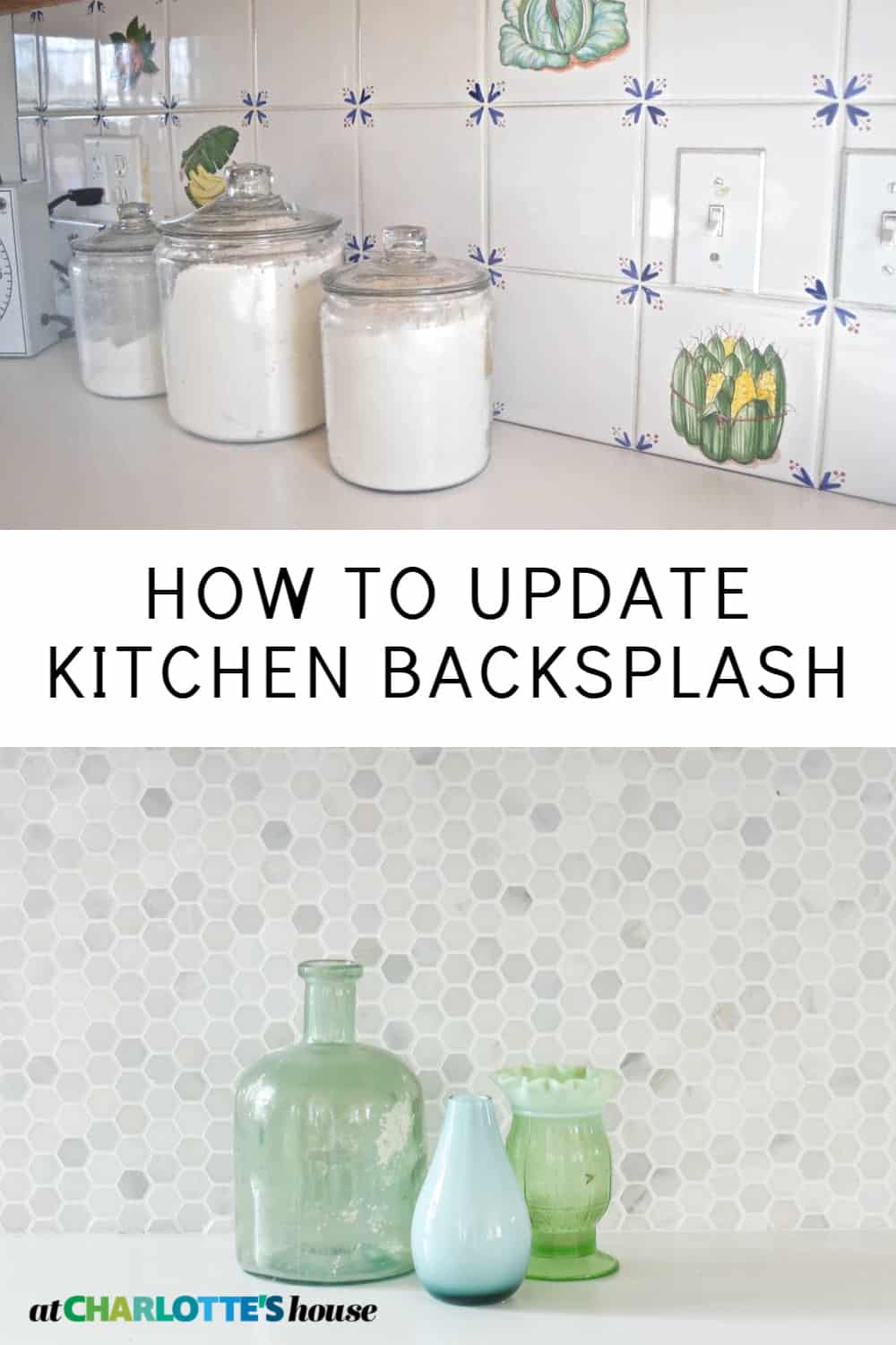 New Improved Kitchen Backsplash Tile - At Charlotte's House