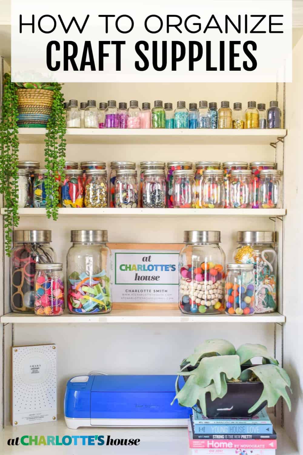 How a Professional Organized My Craft Supplies At Charlotte's House