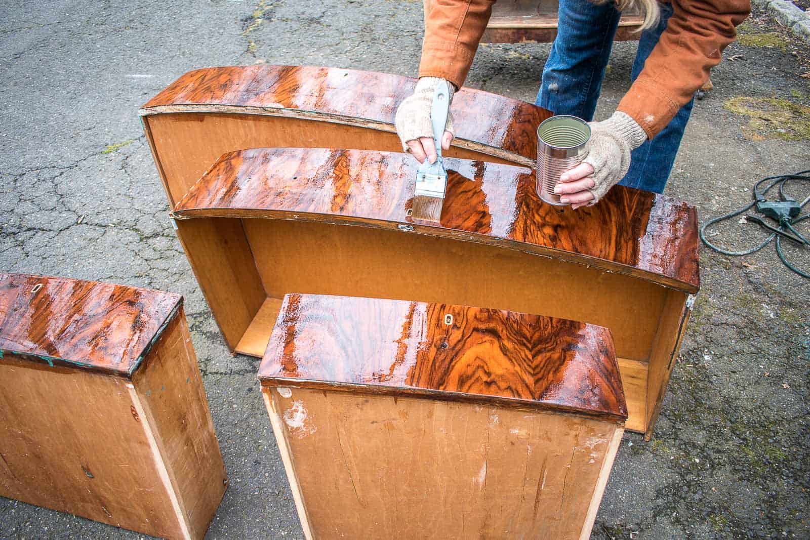 How to Strip Paint From Wood Furniture - At Charlotte's House